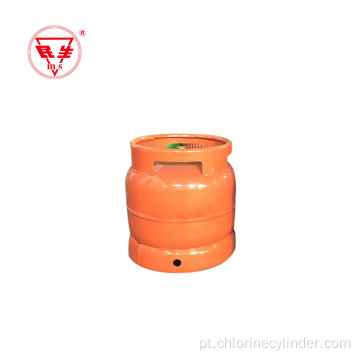 Cilindros de gás portáteis de 3 kg 5 kg 6 kg g lpg para acampamento